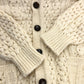 80s CLADLY KNIT Cardigan
