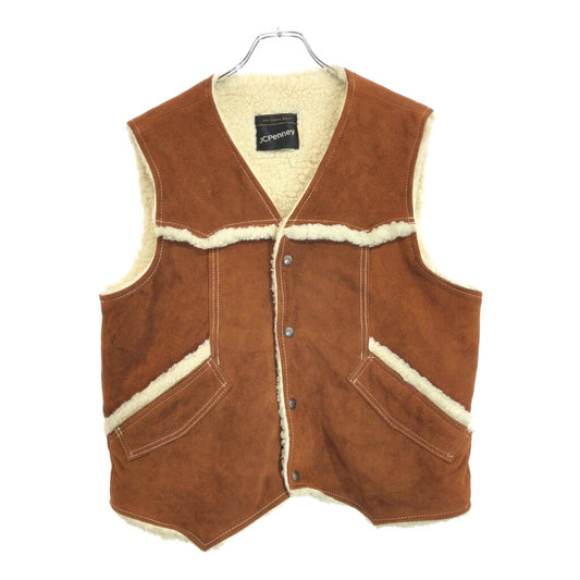 70s JCPenney Leather Vest