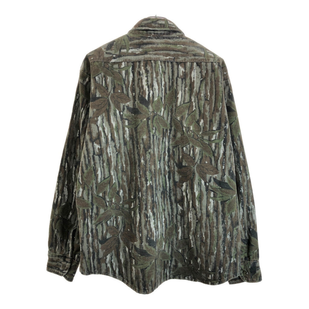 90s FIVE BROTHER RealTree Camo Chamois Shirt