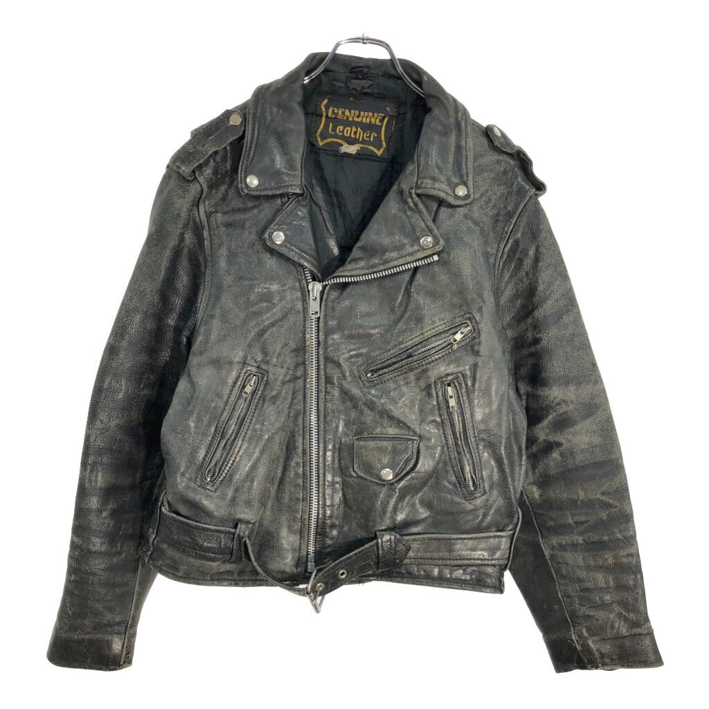 GENUINE LEATHER Double Riders Leather Jacket
