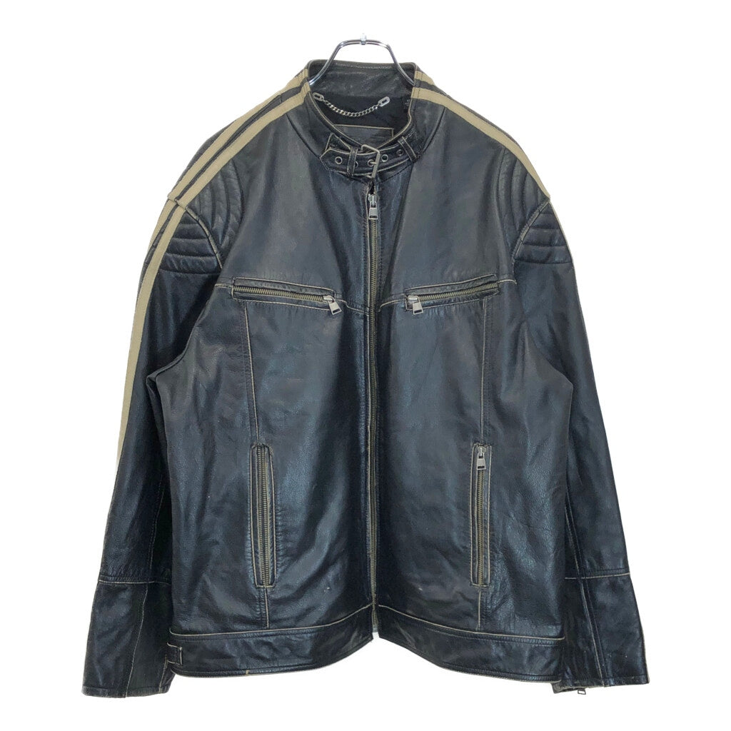 ROUNDTREE＆YORKE Single Riders Leather Jacket