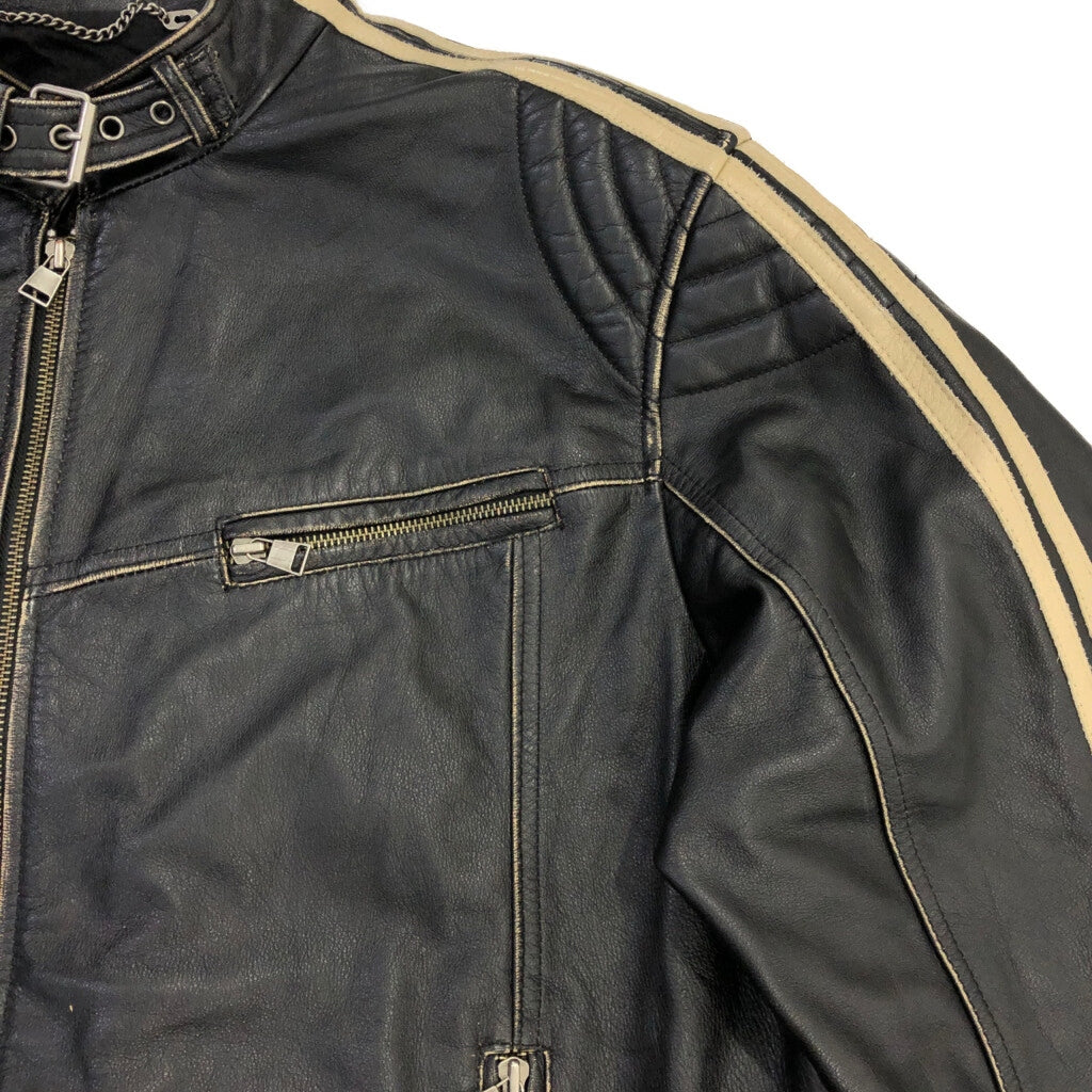 ROUNDTREE＆YORKE Single Riders Leather Jacket