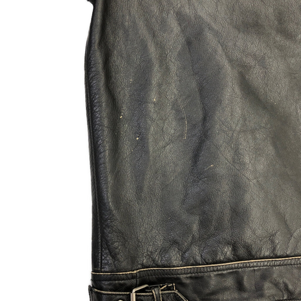 ROUNDTREE＆YORKE Single Riders Leather Jacket