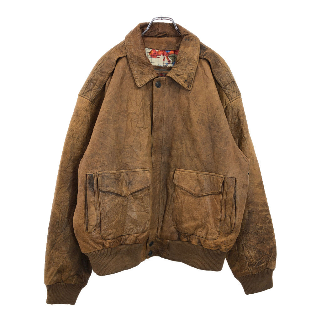 ADVENTURE BOUND BY WILSON A-2 Flight Military Jacket