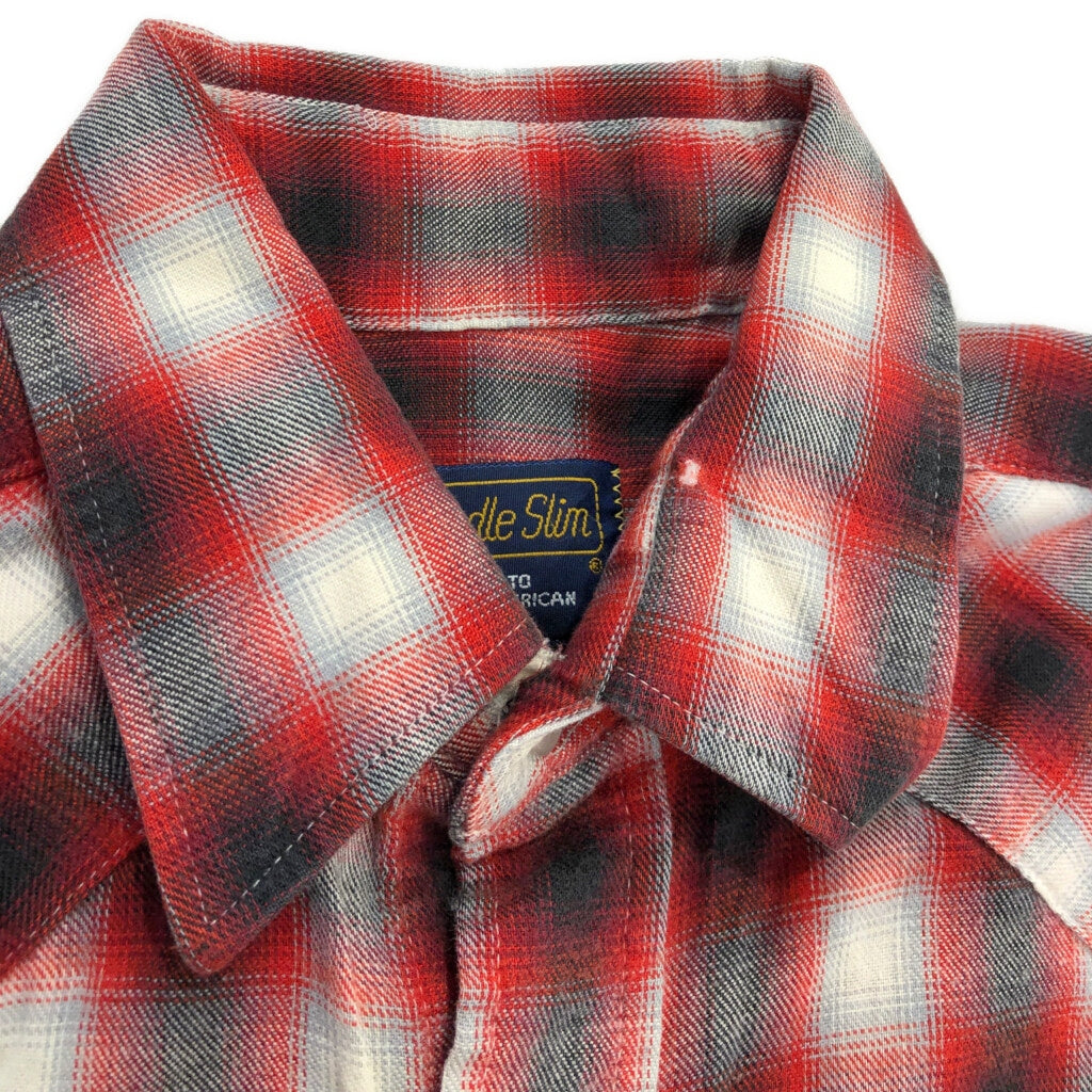 70s Panhandle slim Flannel Shirt