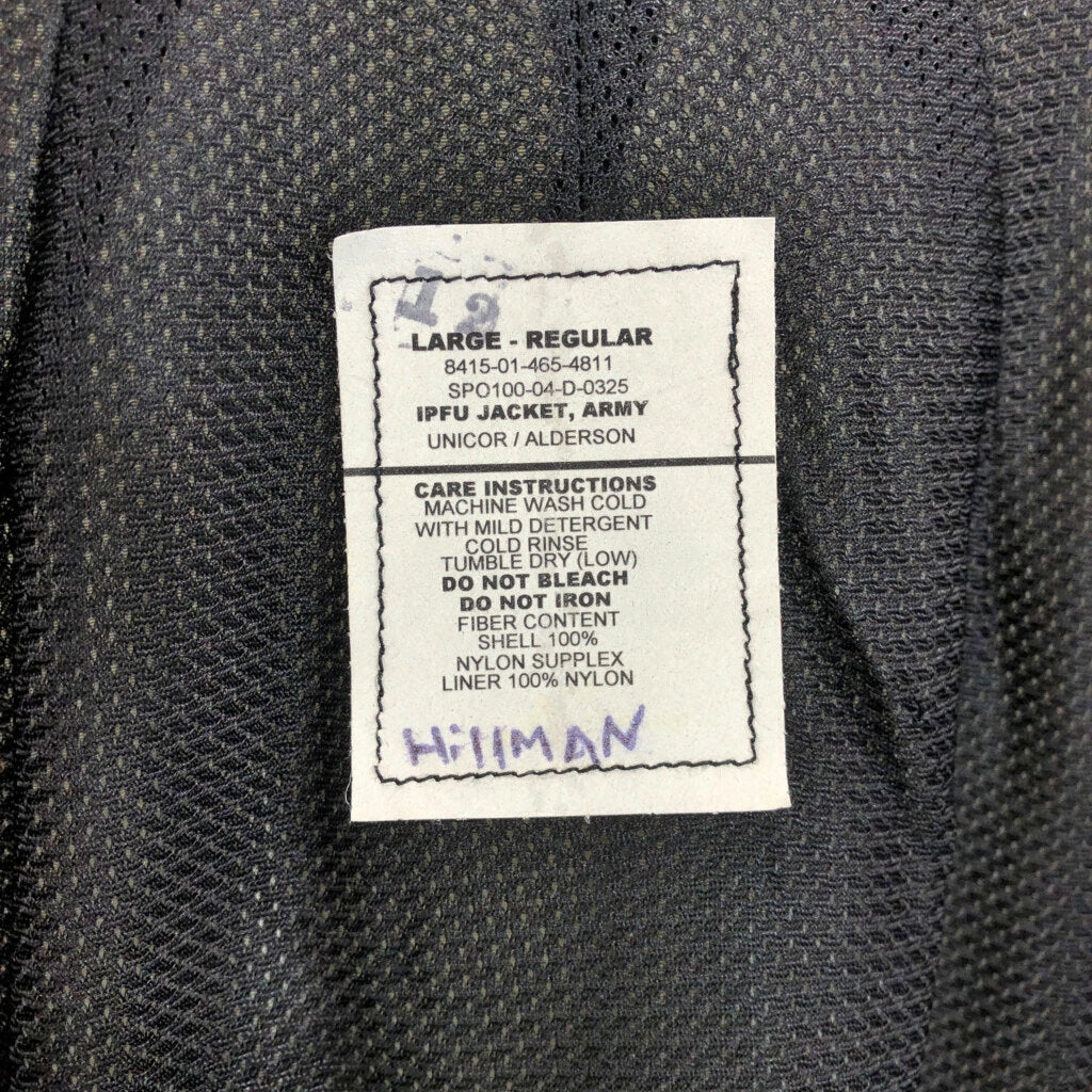 00s U.S. ARMY IPFU Training Jacket Military Jacket