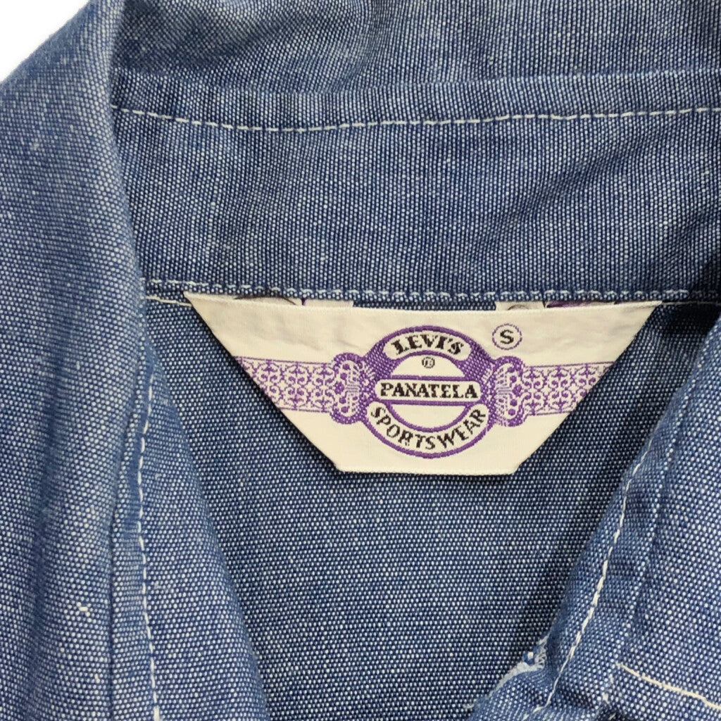 70s Levi's Panatela Denim Chambray Shirt