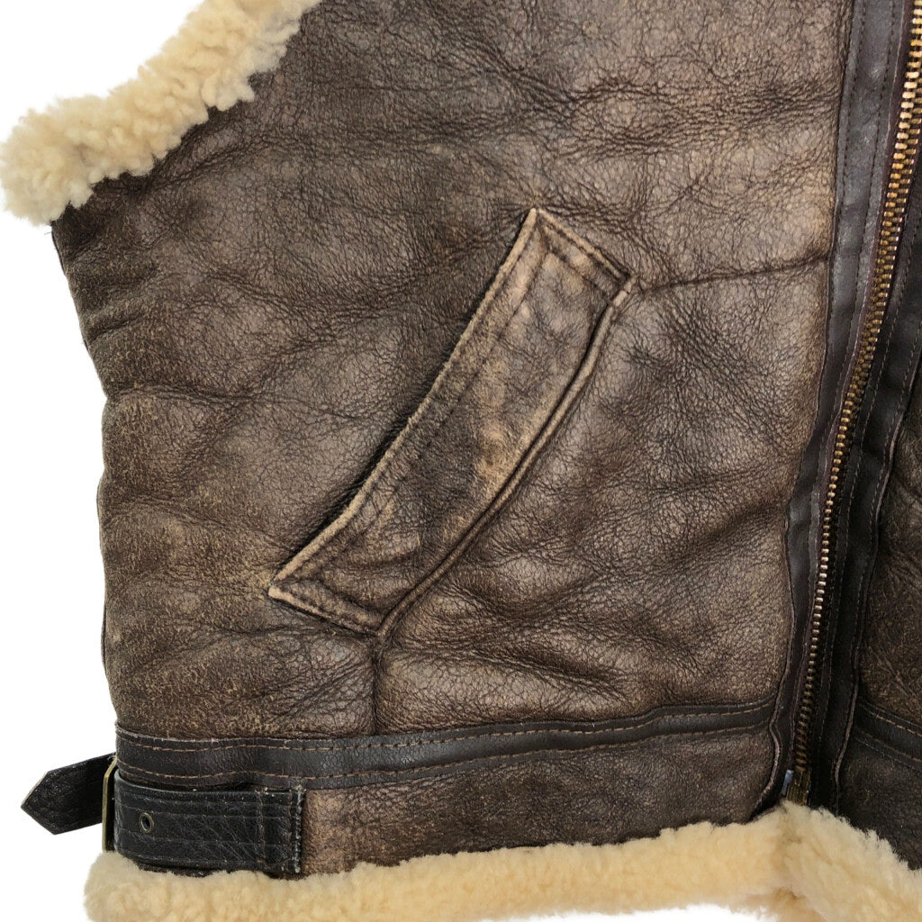 90s AVIREX Leather Vest