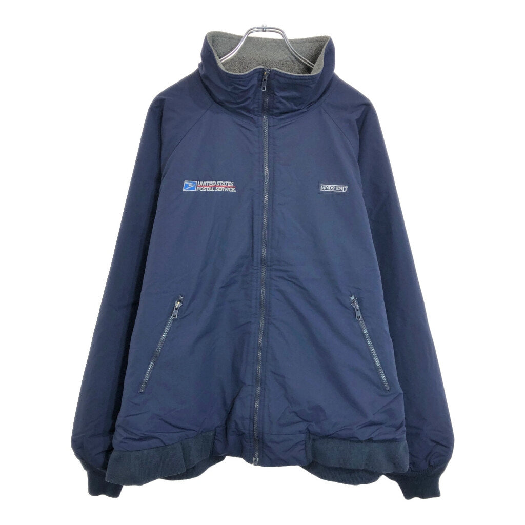 90s LANDS' END Warm Up Nylon Jacket