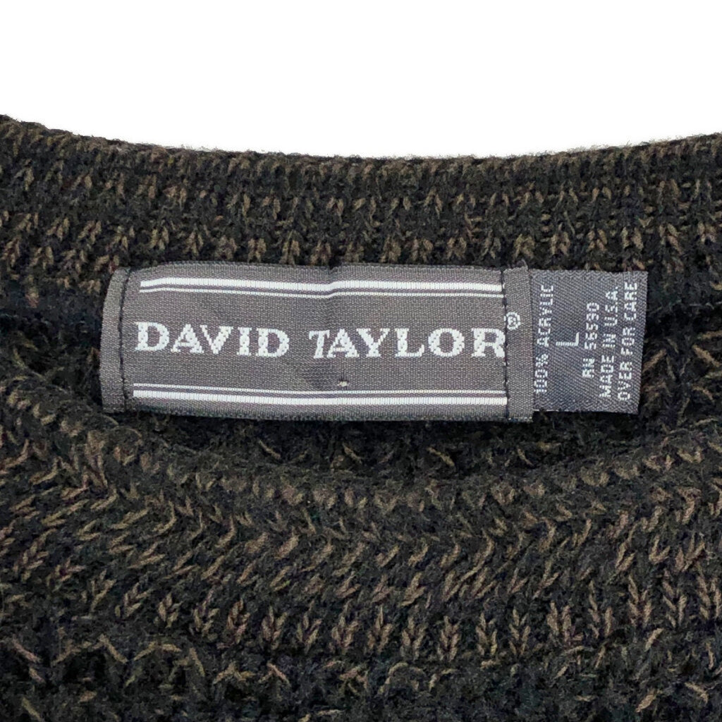 90s DAVID TAYLOR Crewneck Sweater