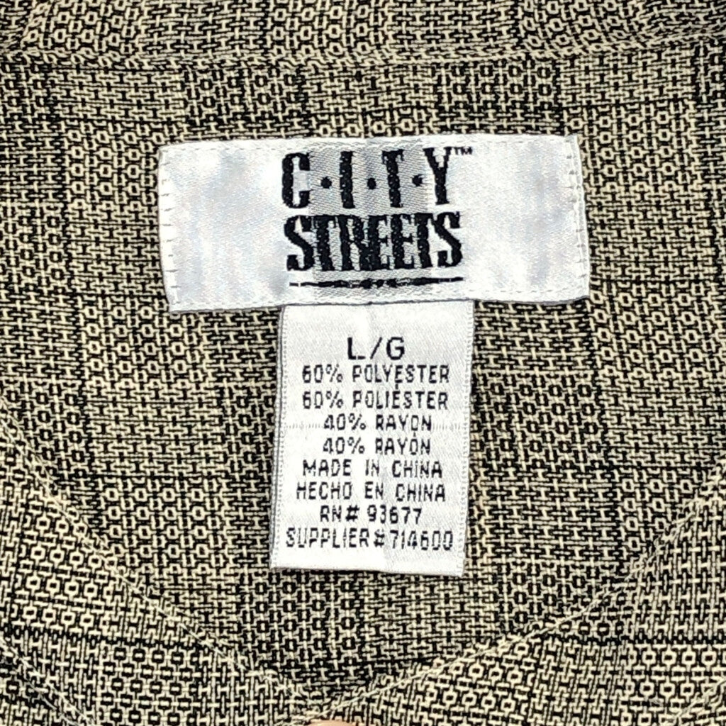 CITY STREET Check Shirt