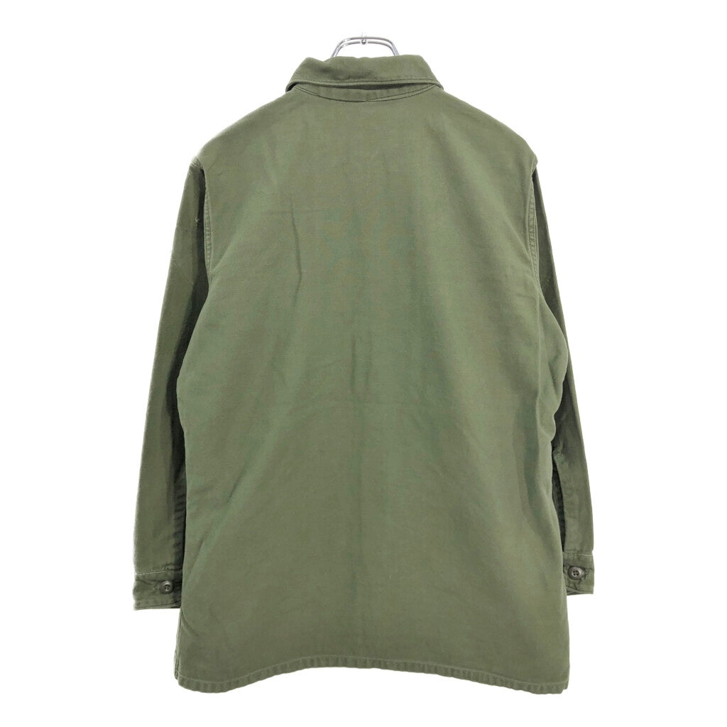 60s U.S. ARMY OG-107 Cotton Sateen Shirt Military Shirt
