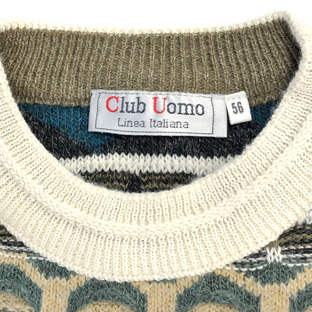 Club Uomo Linea Italiana 3D Knit Sweater