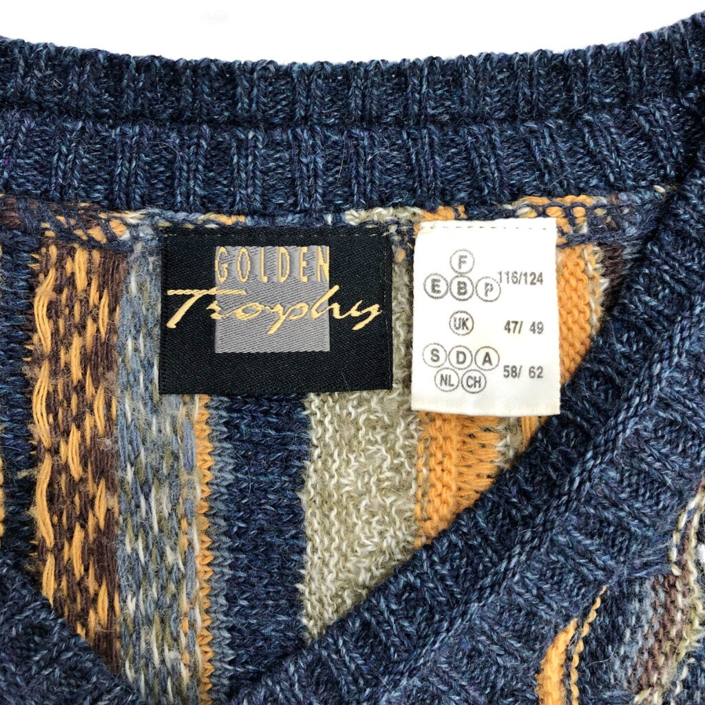 golden trophy 3D Knit Sweater