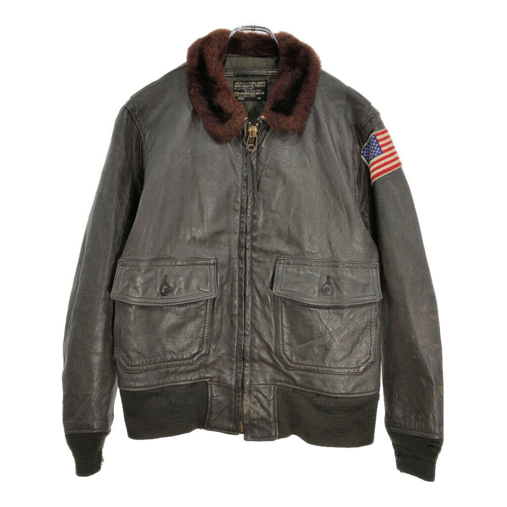 60s U.S. NAVY G-1 Flight Jacket Military Jacket