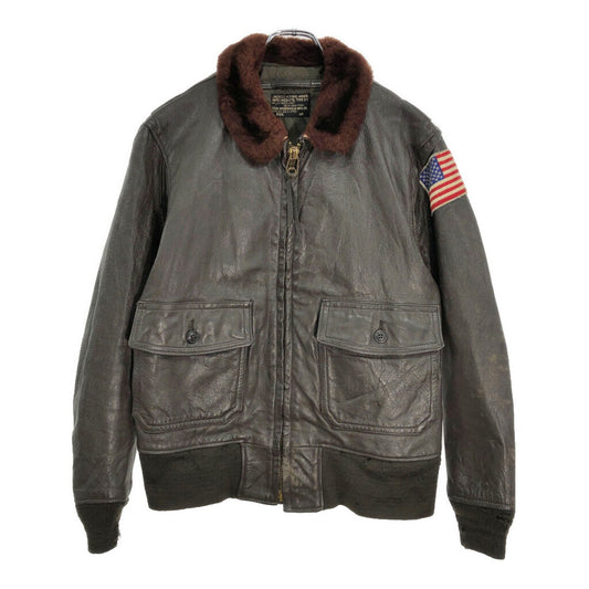 60s U.S. NAVY G-1 Flight Jacket Military Jacket