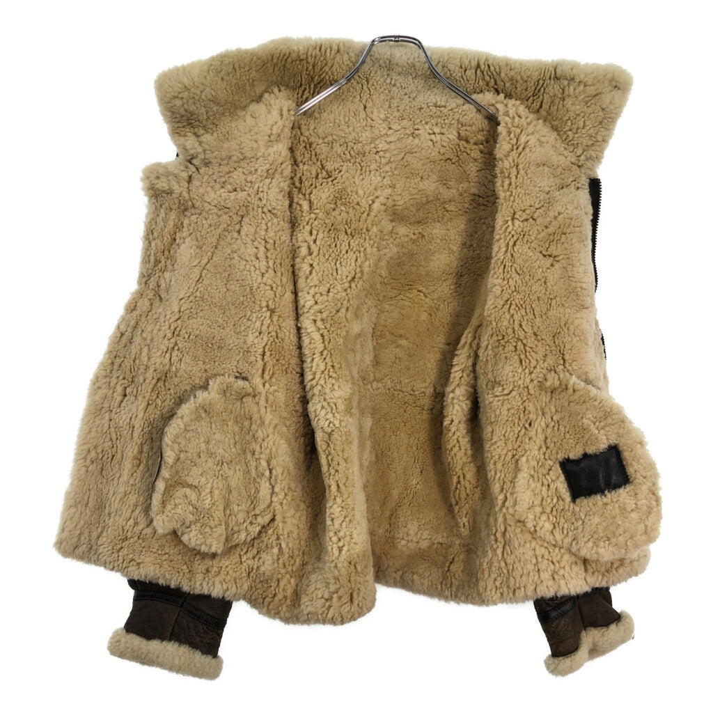 TYPE B-3 Mouton Leather Leather Jacket