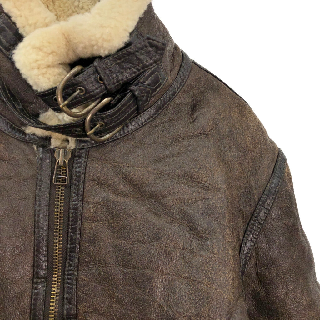 TYPE B-3 Mouton Leather Leather Jacket