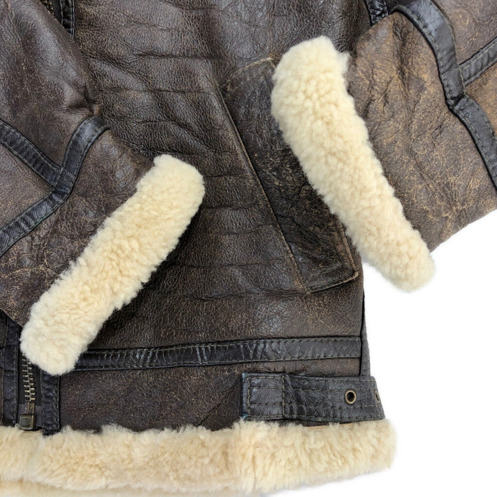 TYPE B-3 Mouton Leather Leather Jacket