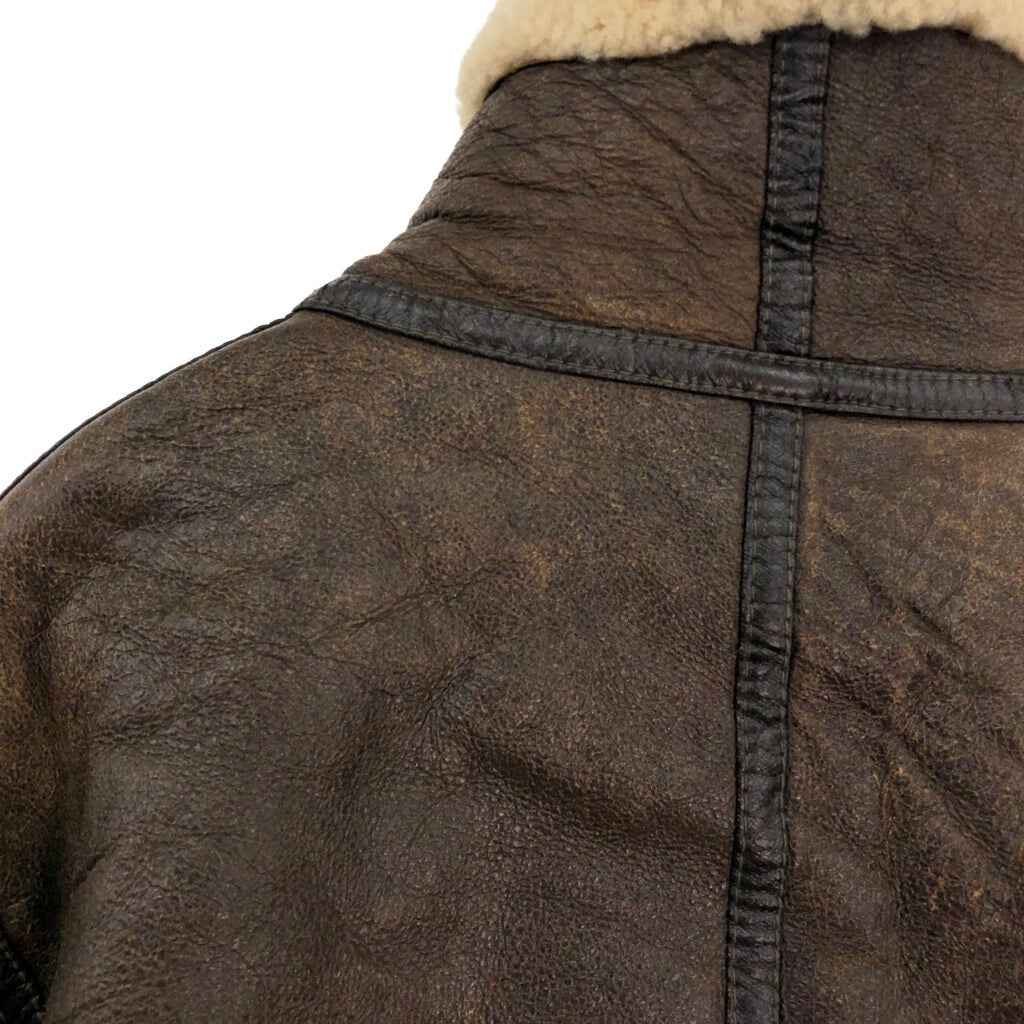 TYPE B-3 Mouton Leather Leather Jacket