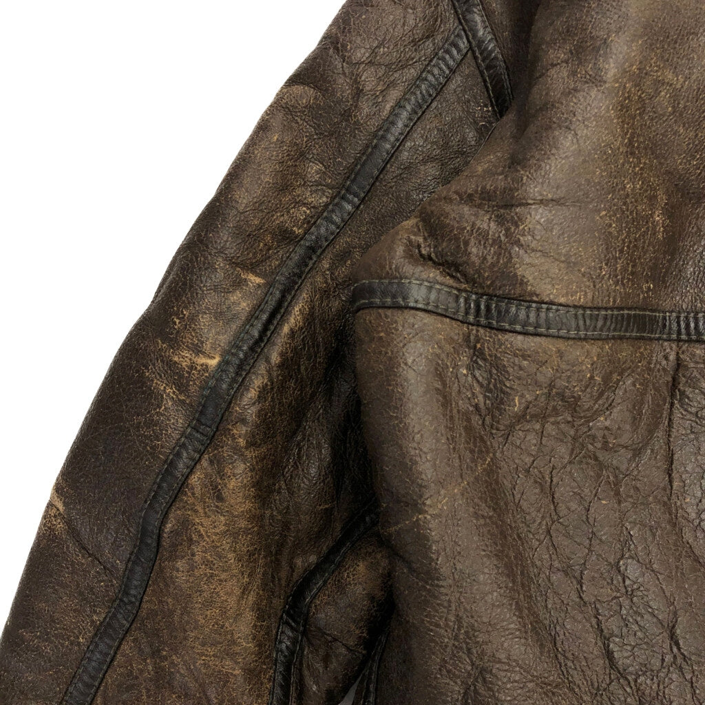 TYPE B-3 Mouton Leather Leather Jacket