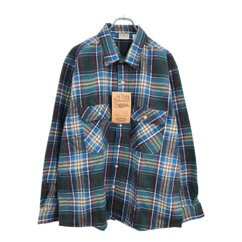 90s FIVE BROTHER Flannel Shirt