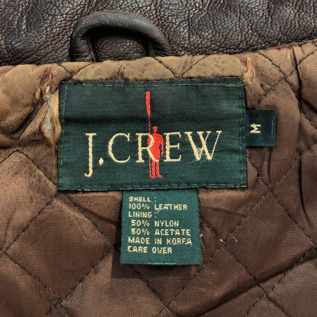 90s J.CREW Leather Jacket