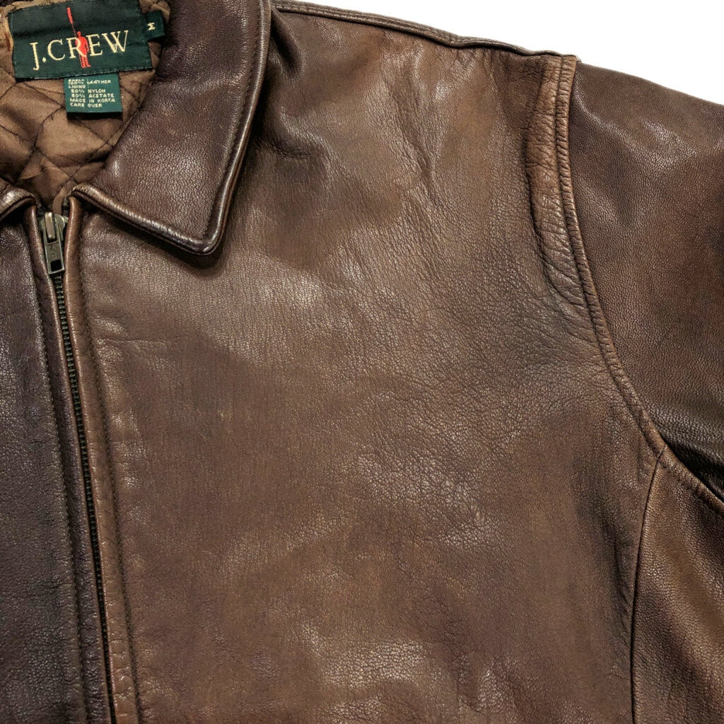 90s J.CREW Leather Jacket