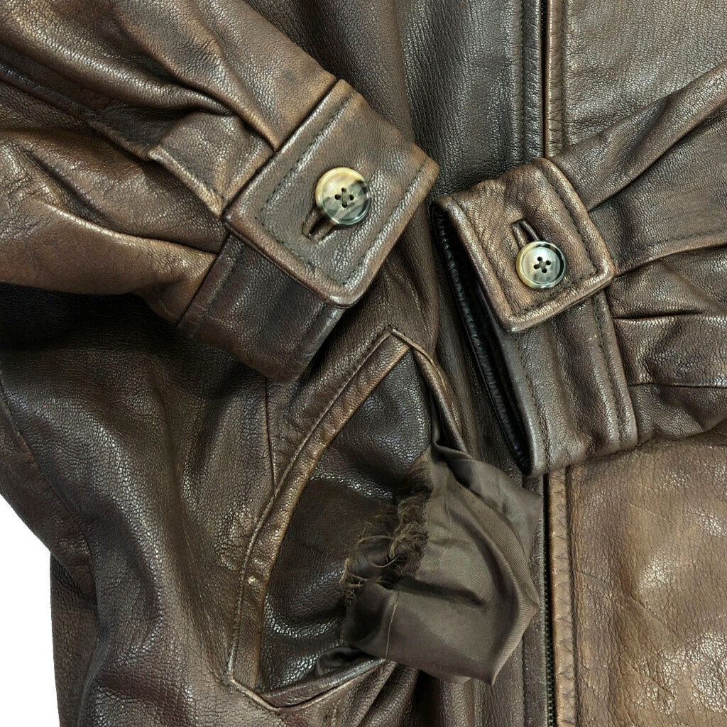 90s J.CREW Leather Jacket