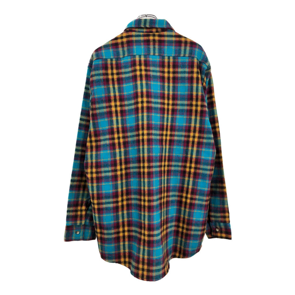 DEAD STOCK 90s FIVE BROTHER Heavy Flannel Shirt