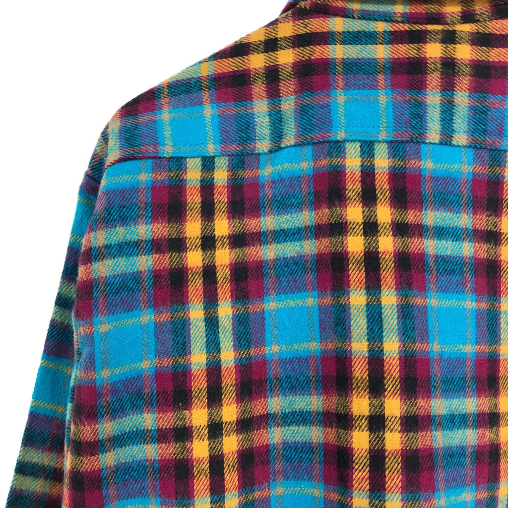 DEAD STOCK 90s FIVE BROTHER Heavy Flannel Shirt