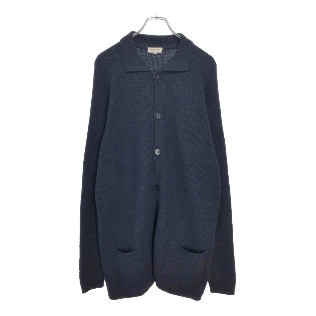 90s GIORGIO ARMANI Ribbed Cashmere Cardigan