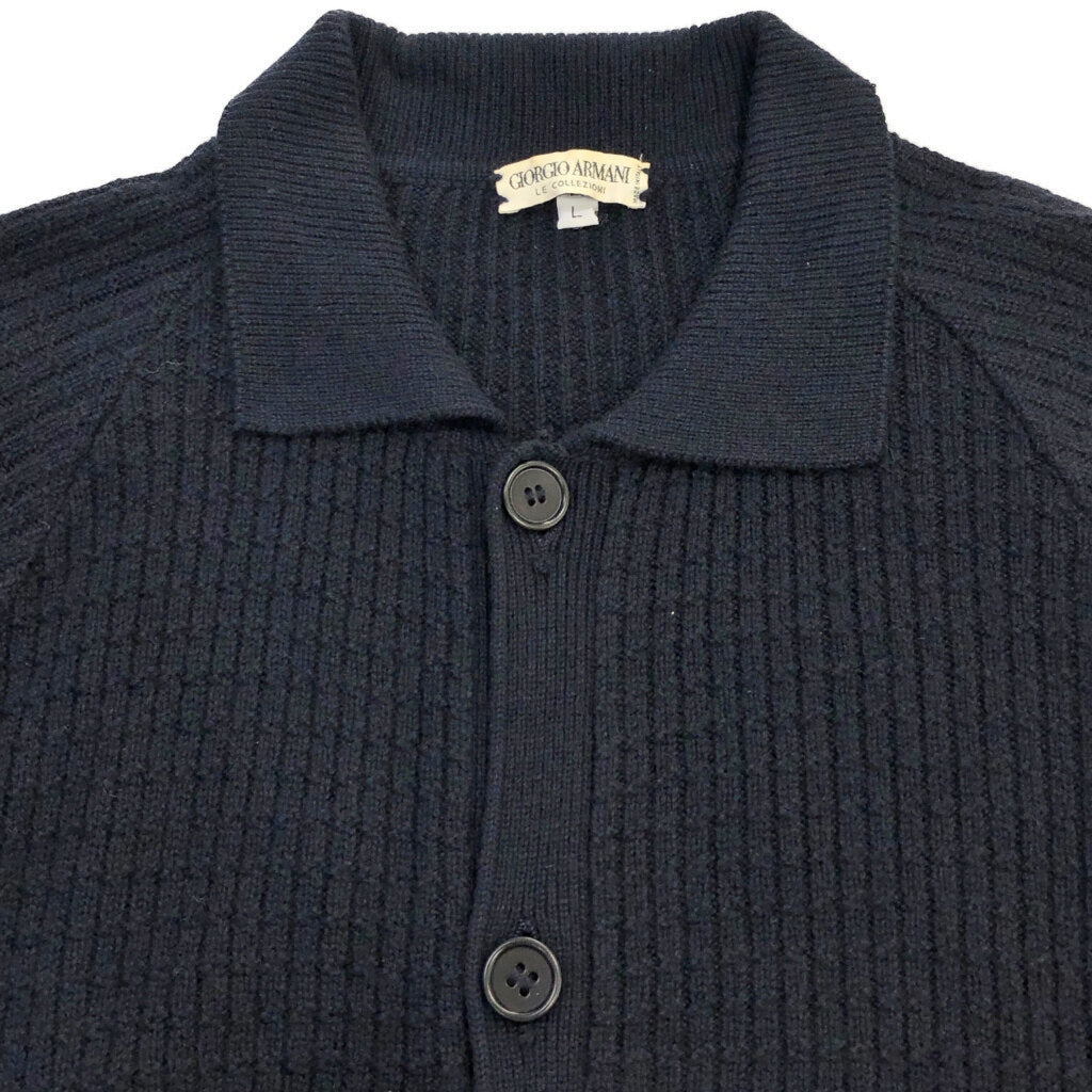 90s GIORGIO ARMANI Ribbed Cashmere Cardigan