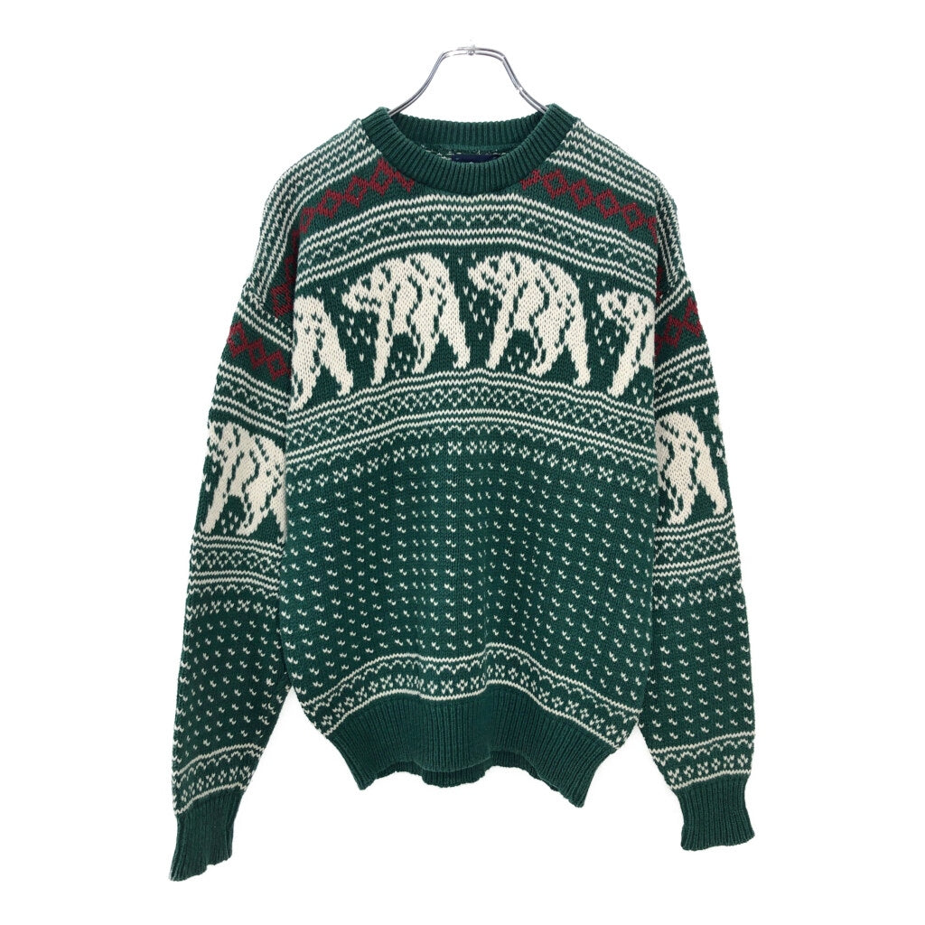 80s WOOLRICH Nordic Crewneck Sweater