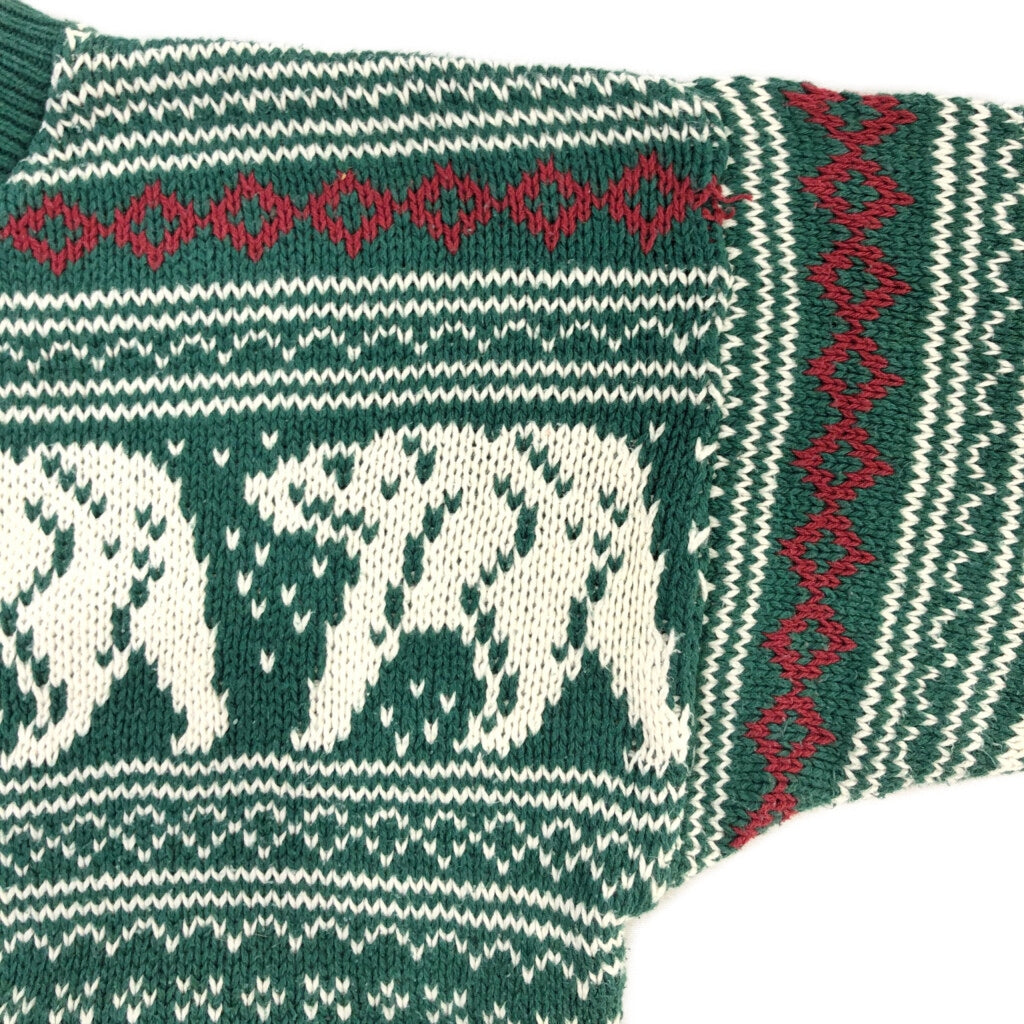 80s WOOLRICH Nordic Crewneck Sweater