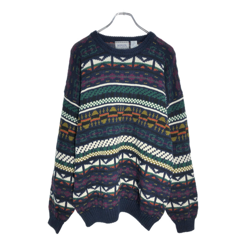90s DUPLEX Crewneck Sweater