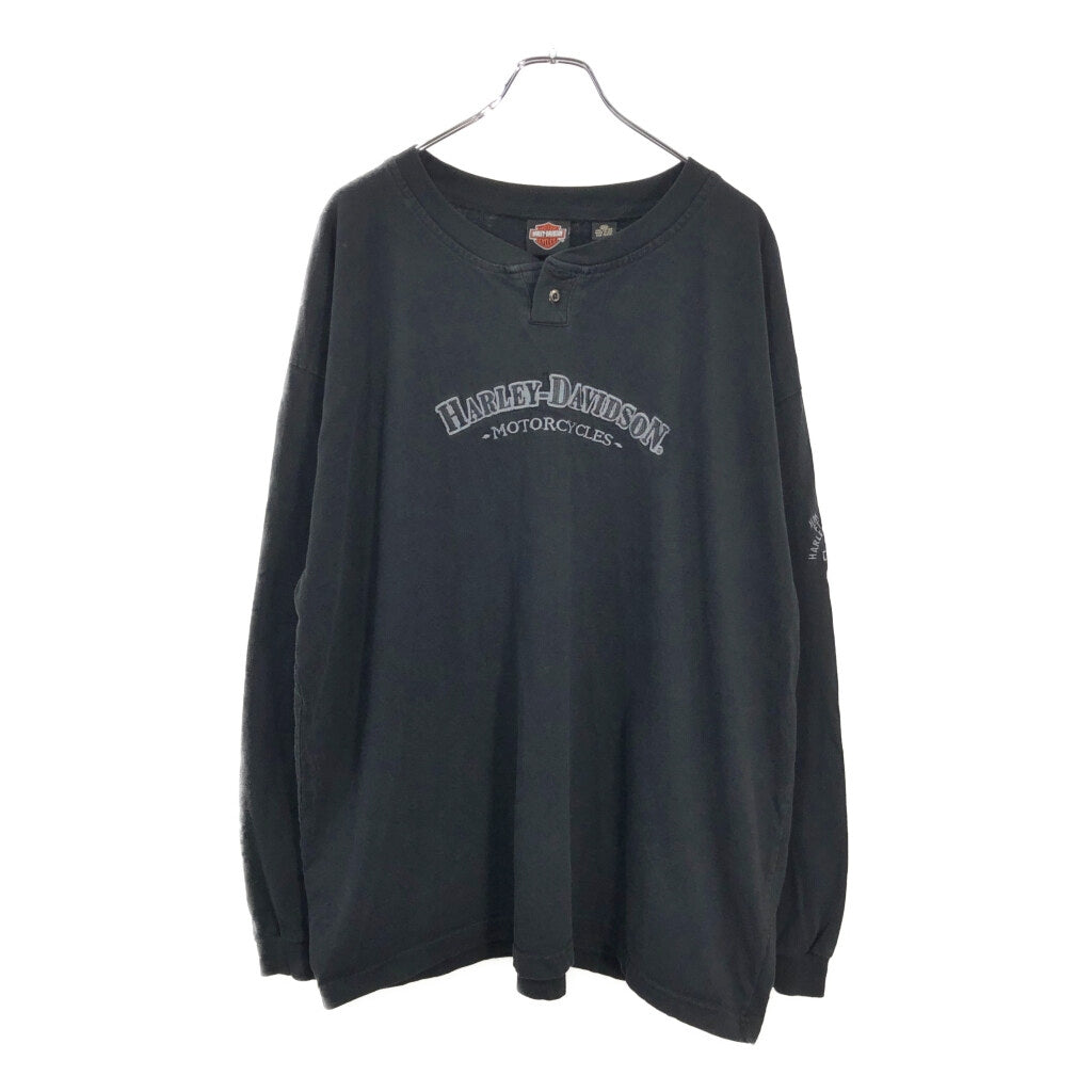 00s HARLEY DAVIDSON Motorcycle Long Sleeve T-Shirt
