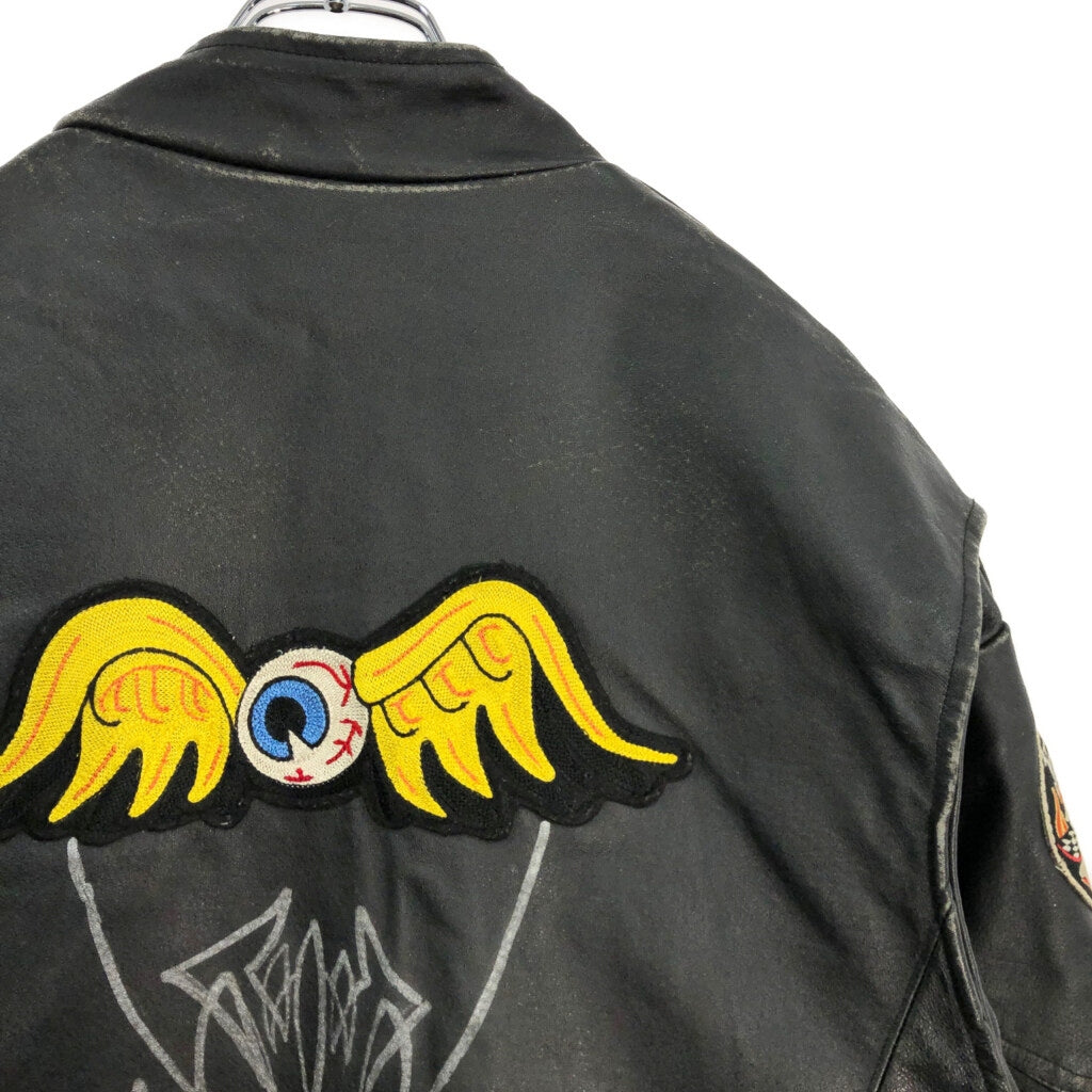 Von Dutch Single Riders Leather Jacket