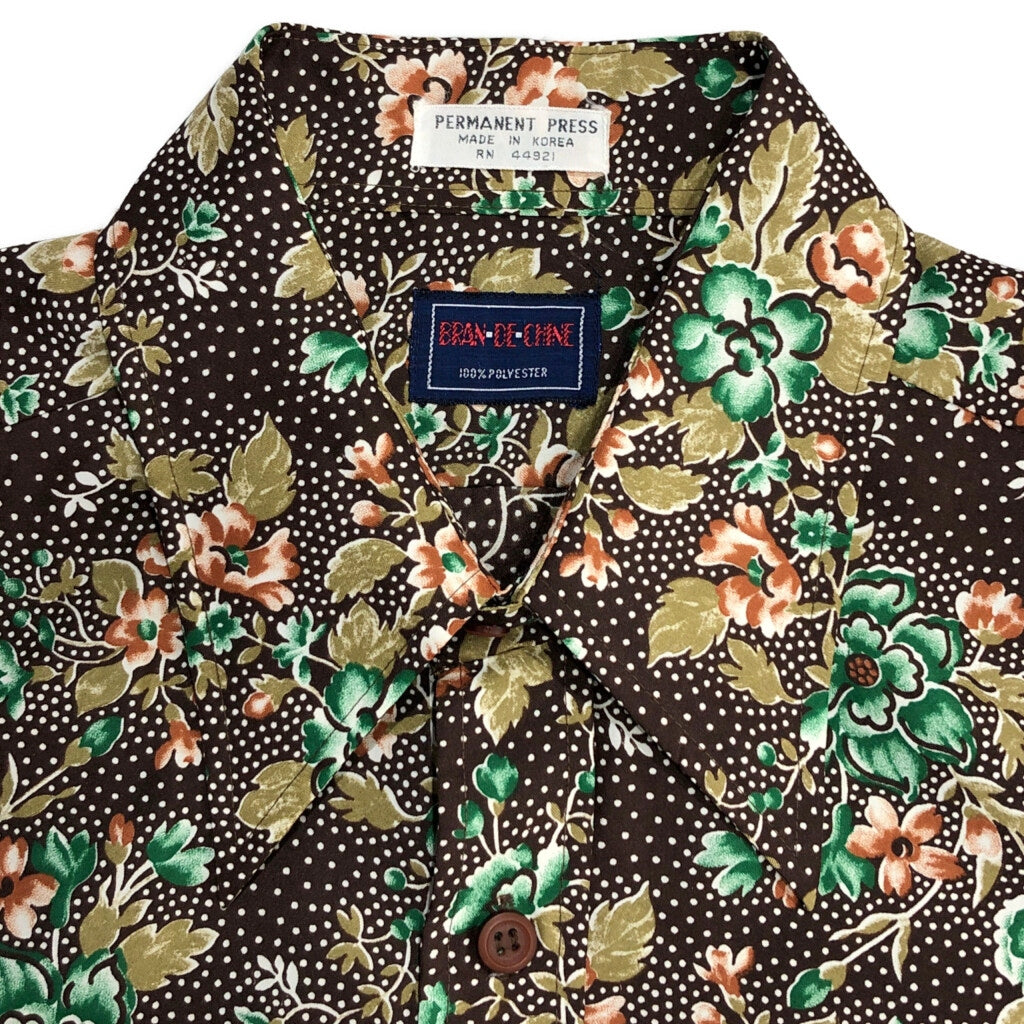 70s BRAN・DE・CHINE Patterned Shirt