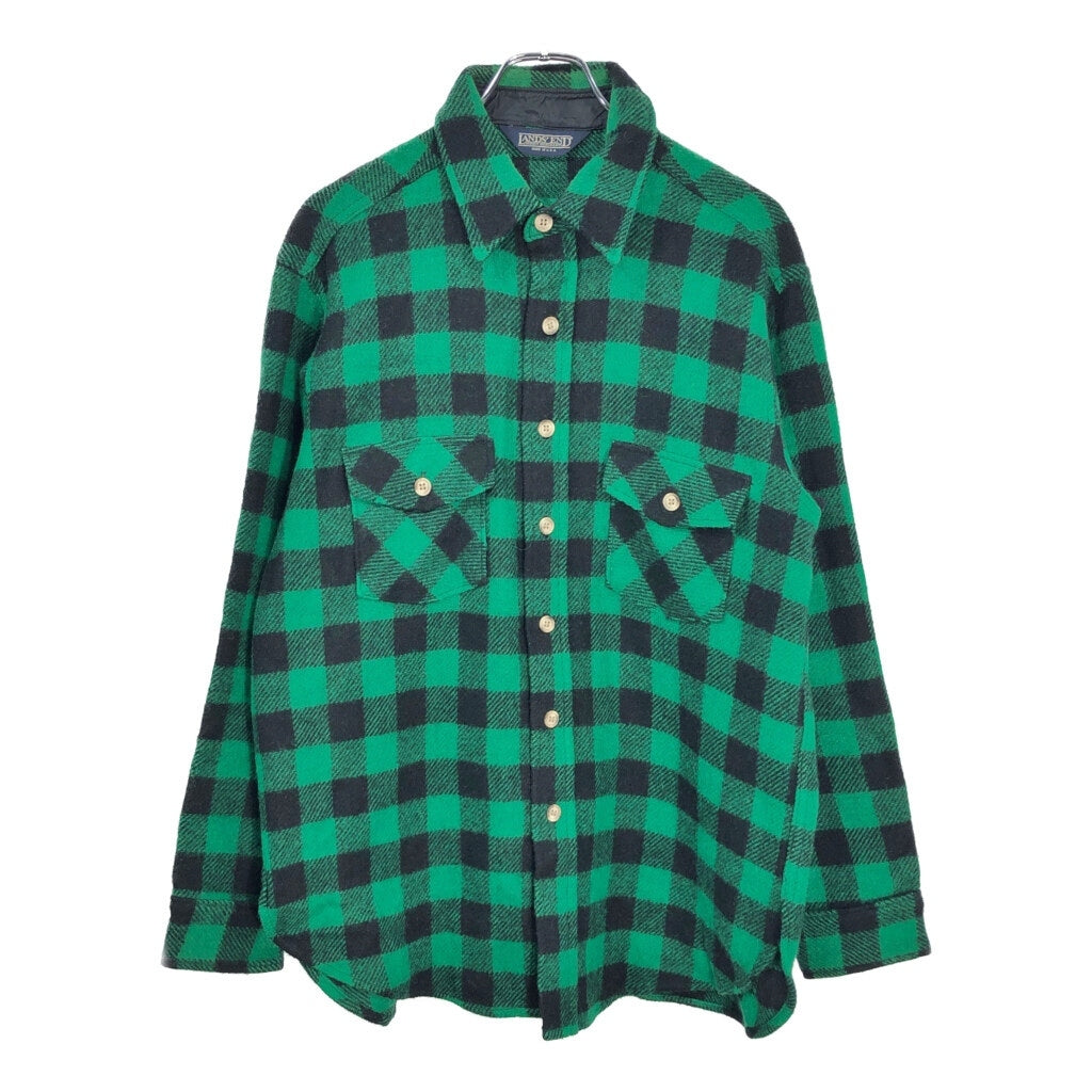80s LANDS' END Wool Shirt
