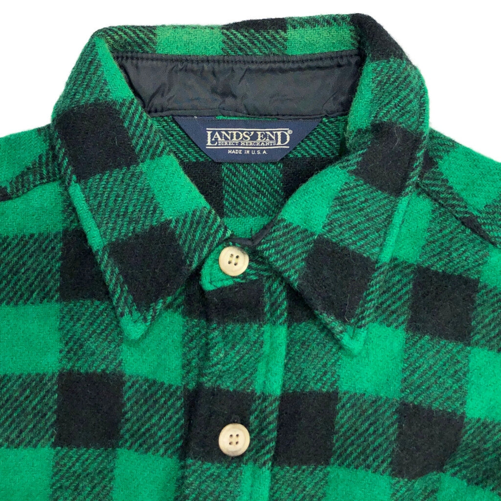 80s LANDS' END Wool Shirt