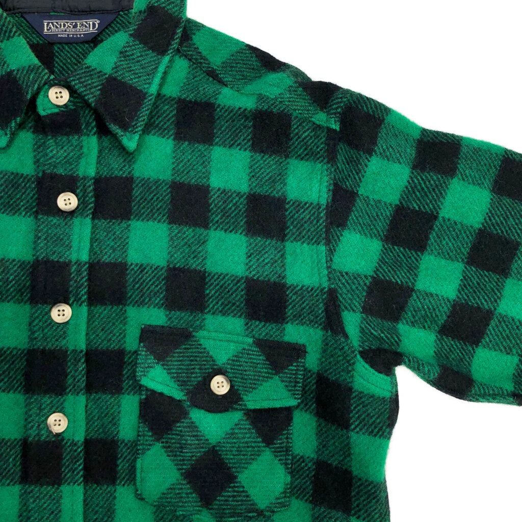 80s LANDS' END Wool Shirt