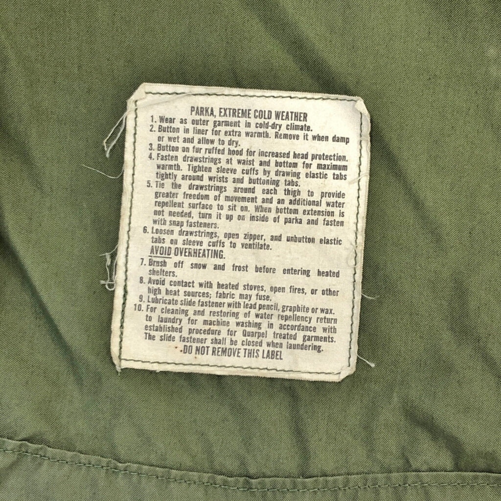 70s U.S. ARMY M-65 Fishtail Parka Military Jacket