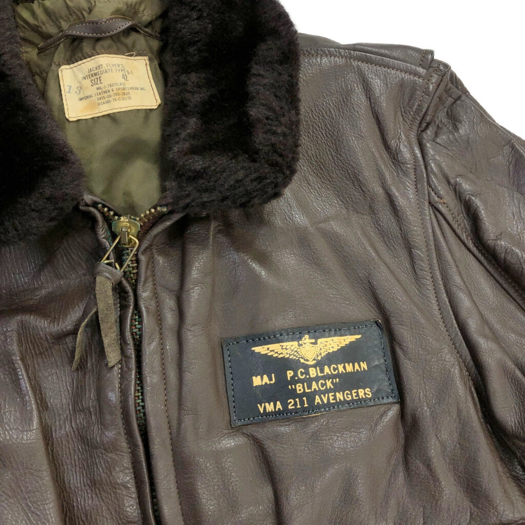 70s U.S.AIRFORCE G-1 Flight Jacket Military Jacket