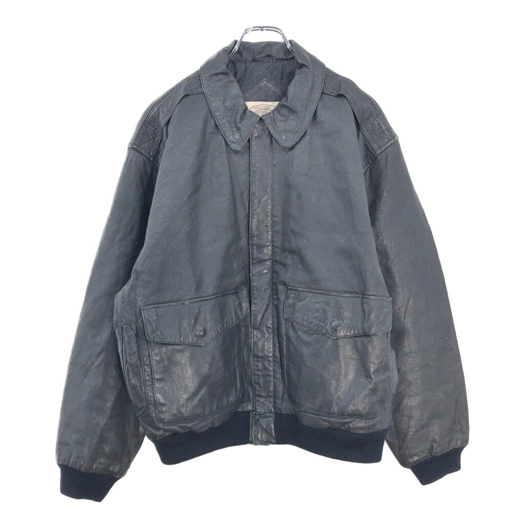 00s JOHN ASHFORD A-2 Flight Leather Jacket