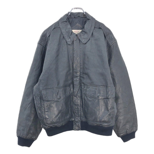 00s JOHN ASHFORD A-2 Flight Leather Jacket