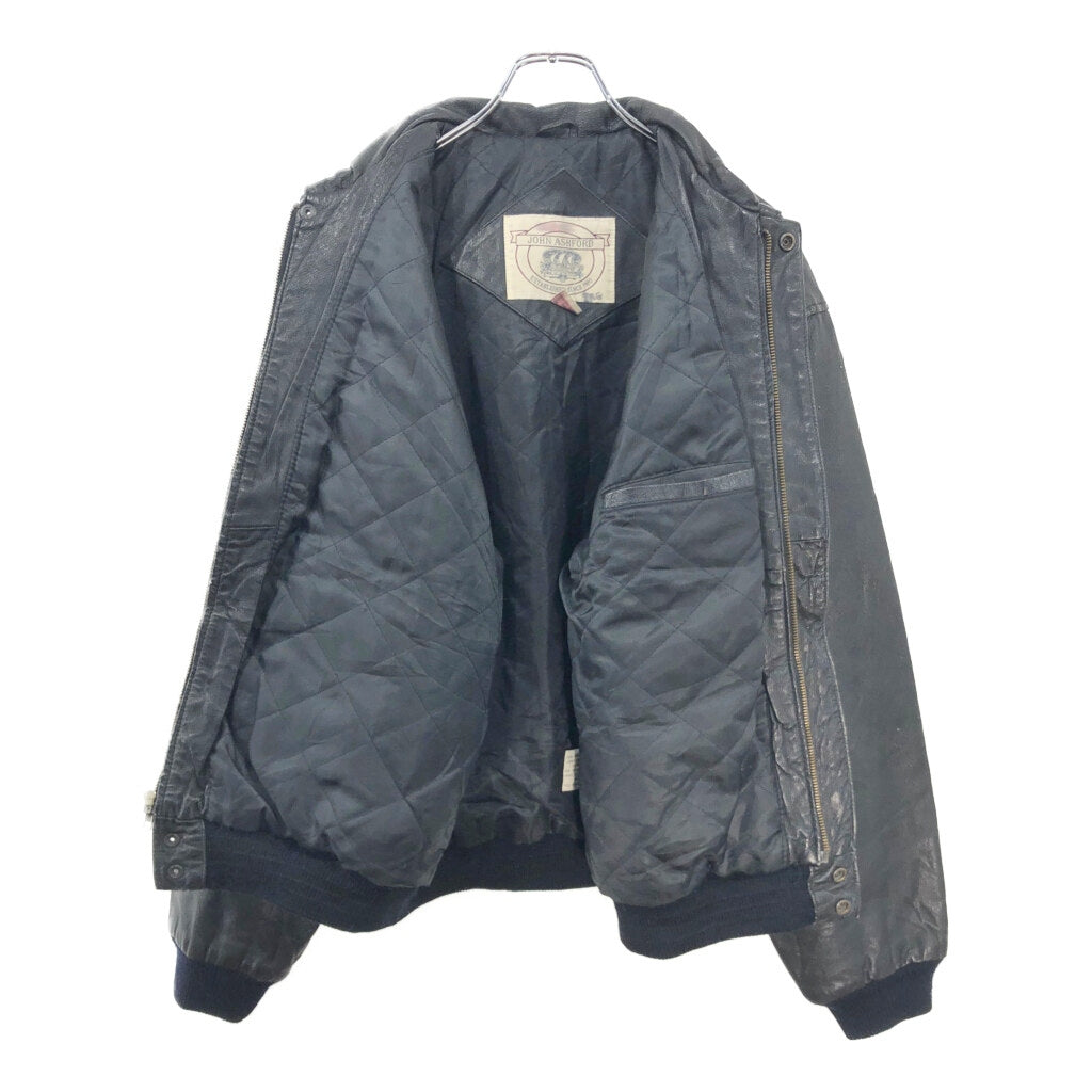 00s JOHN ASHFORD A-2 Flight Leather Jacket
