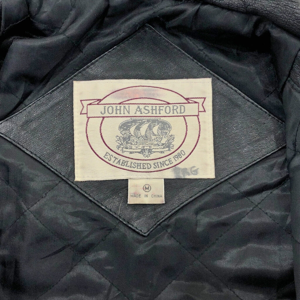 00s JOHN ASHFORD A-2 Flight Leather Jacket