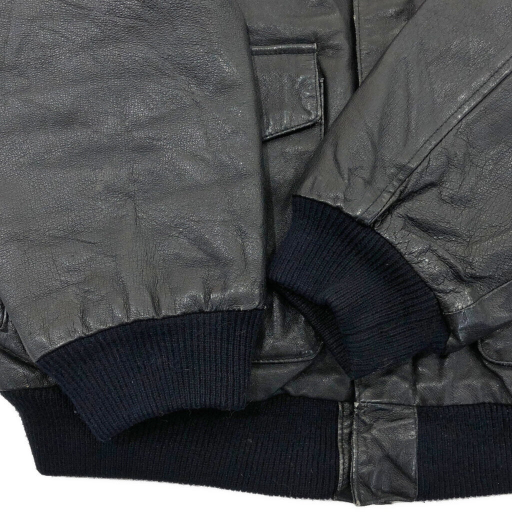 00s JOHN ASHFORD A-2 Flight Leather Jacket