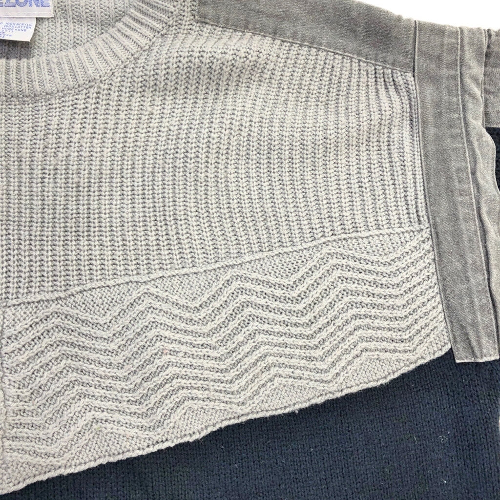 90s BLUE ZONE Crewneck Sweater